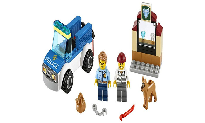 3 לגו דופלו LEGO duplo: יחידת כלבנים משטרתית - 67 חלקים 60241