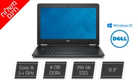 מחשב נייד DELL עם מסך "12.5