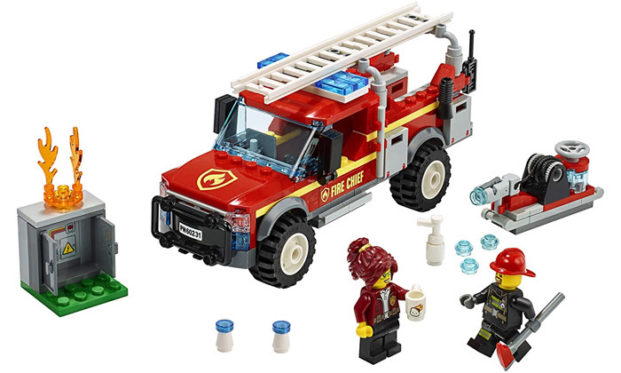 3 לגו LEGO: משאית מפקד כיבוי אש 60231