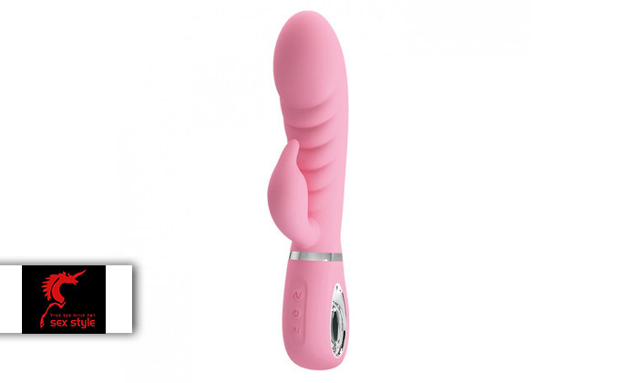 1 סקס סטייל SEX STYLE: ויברטור כפול דגם Pink Lady