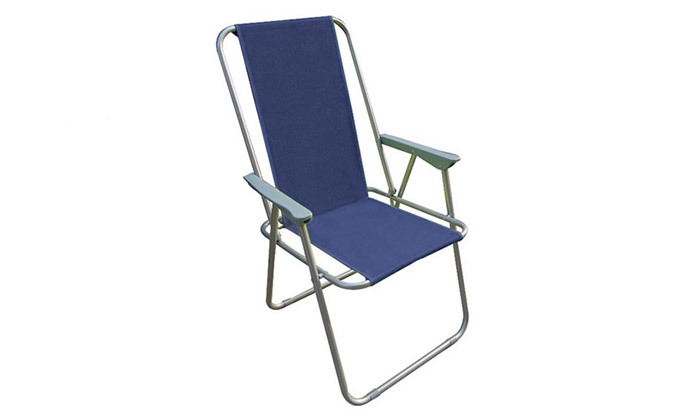 3 כיסא פיקניק מתקפל AUSTRALIA CAMP דגם Milano High Back - צבע לבחירה