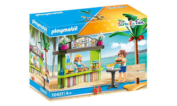 פליימוביל playmobil: מזנון בחוף - 66 חלקים