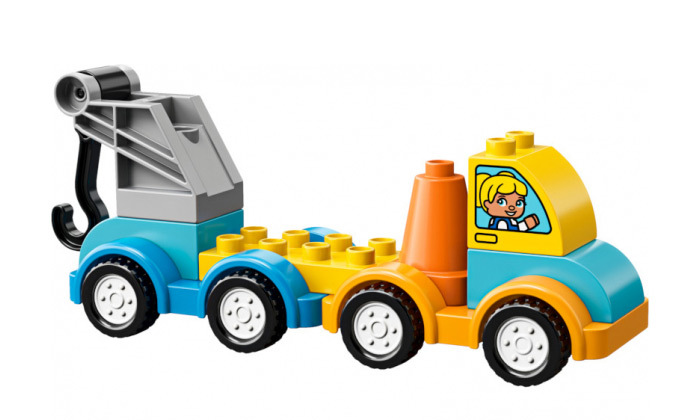 3 לגו LEGO: משאית גרירה ונגרר 10883