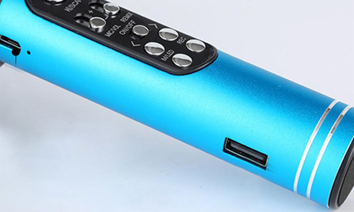 3 מיקרופון קריוקי עם חיבור Bluetooth במגוון צבעים לבחירה