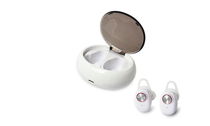 3 אוזניות Bluetooth אלחוטיות בצבע שחור או לבן לבחירה