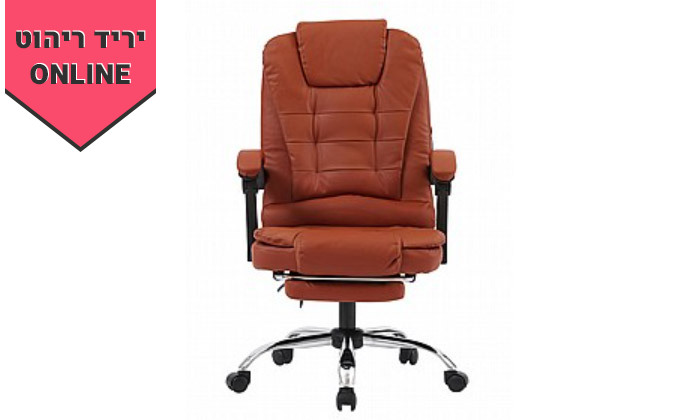 8 כיסא משרדי עם עיסוי וריקליינר ROSSO ITALY