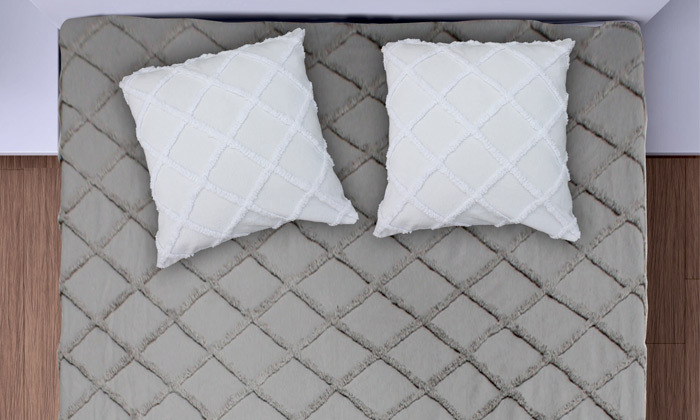 8 כיסוי מיטה 100% כותנה - מושלם גם כשמיכת קיץ או כרבולית דגם פונטה קאנה - משלוח חינם