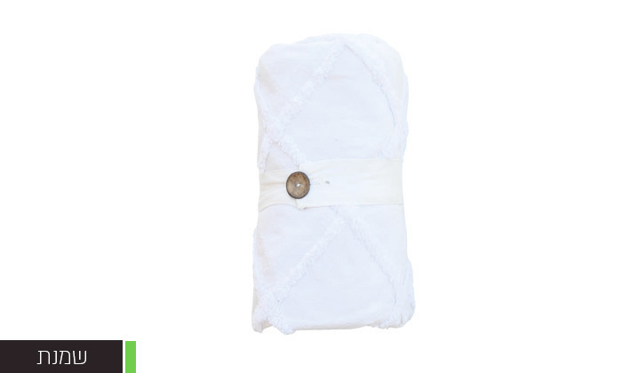 3 כיסוי מיטה 100% כותנה - מושלם גם כשמיכת קיץ או כרבולית דגם פונטה קאנה - משלוח חינם