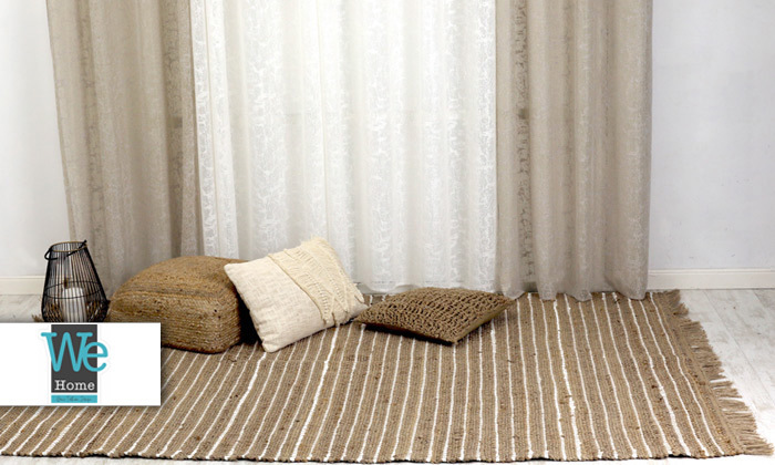1 שטיח חבל דגם שביט - מגוון גדלים לבחירה 