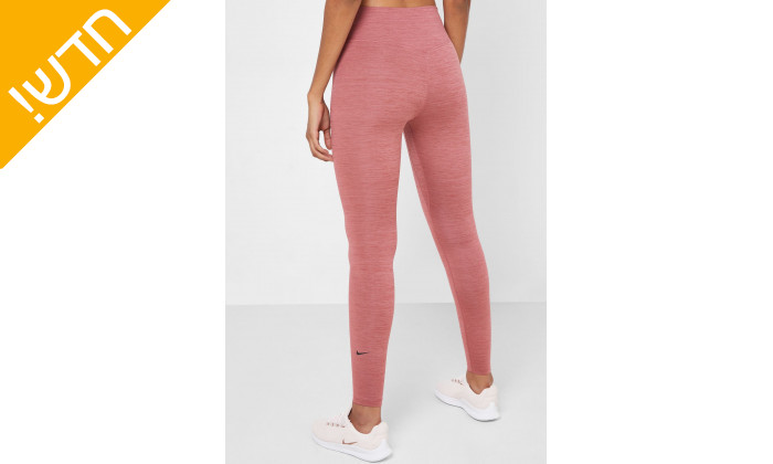 3 מכנסי טייץ לנשים נייקי Nike בצבע ורוד