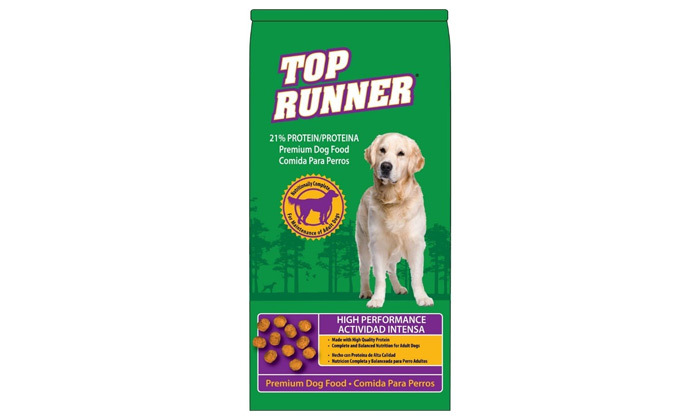 3 מארז 45.36 ק"ג מזון יבש לכלבים TOP RUNNER