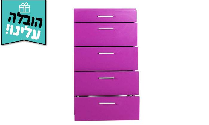 9 שידת 5 מגירות Homax דגם פאי 9 שידת 5 מגירות Homax דגם פאי