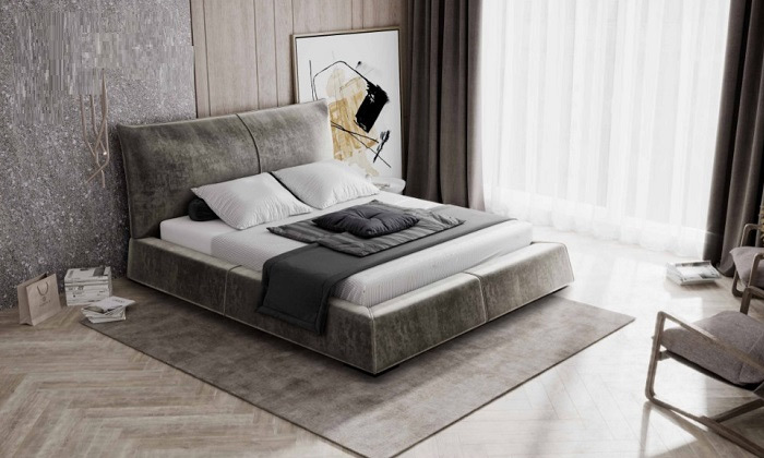 4 מיטה זוגית מרופדת House Design דגם באלנס במגוון צבעים לבחירה
