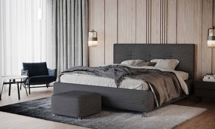 2 מיטה זוגית מרופדת House Design דגם לאב