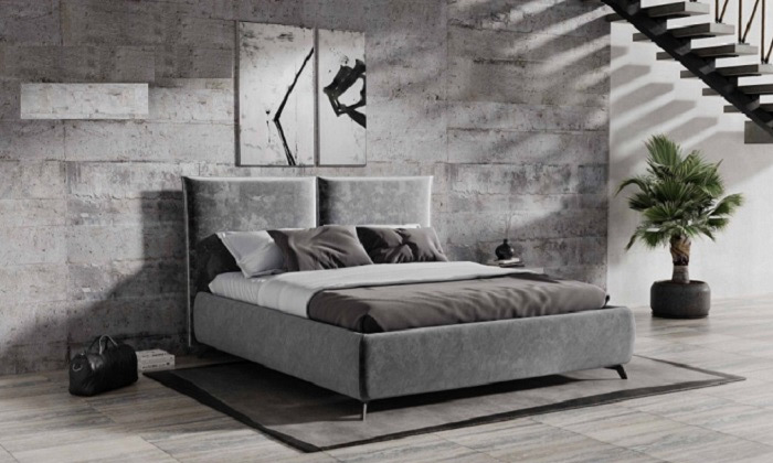 4 מיטה זוגית מרופדת House Designe דגם מיגל במגוון צבעים לבחירה