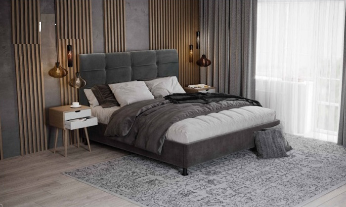 4 מיטה זוגית מרופדת House Design, דגם מילניום