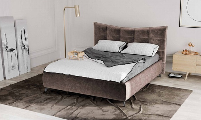 4 מיטה זוגית מרופדת House Design דגם שליו