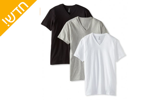 2 מארז 3 חולצות טי שירט לגברים קלווין קליין Calvin Klein
