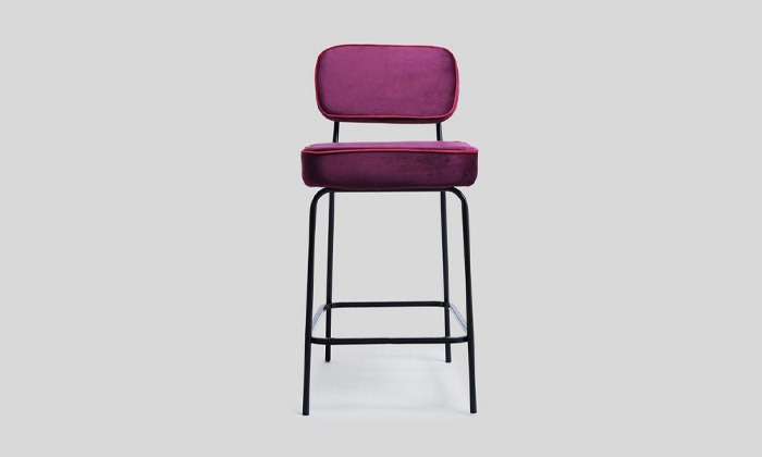 5 ביתילי: כיסא בר מרופד דגם ניקו