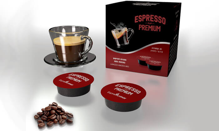 7 קפסולות קפה תואמות למכונת Lavazza בטעמים לבחירה