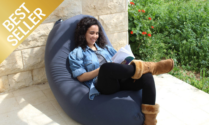 12 פוף רביצה ענק עם ריפוד חיצוני גמיש ומילוי פתיתי קלקר 12 פוף רביצה ענק עם ריפוד חיצוני גמיש ומילוי פתיתי קלקר