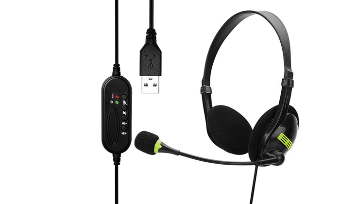 3 אוזניות חוטיות למחשב עם מיקרופון מובנה G-TECH