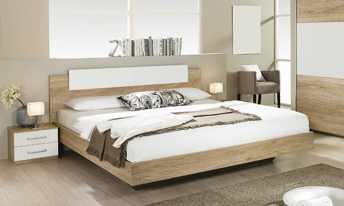 4 שמרת הזורע: חדר שינה דגם פלמינגו - כולל מיטה זוגית ושידות לילה
