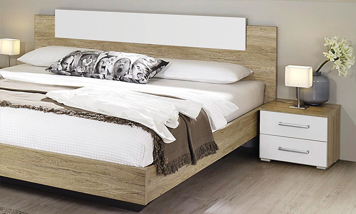 3 שמרת הזורע: חדר שינה דגם פלמינגו - כולל מיטה זוגית ושידות לילה