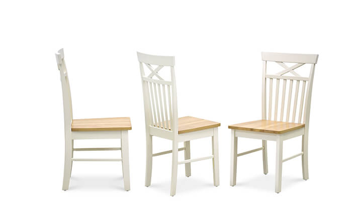 4 שמרת הזורע: שולחן אוכל עגול נפתח דגם חלום עם 4 כיסאות