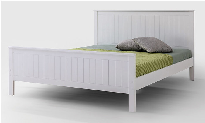 9 שמרת הזורע: מיטה עם בסיס עץ דגם ניו יורק - אופציה למזרן