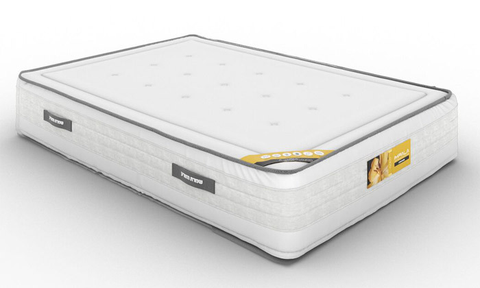 5 שמרת הזורע - מיטה זוגית מרופדת 160x200 דגם 'שירן' עם אופציה למזרן