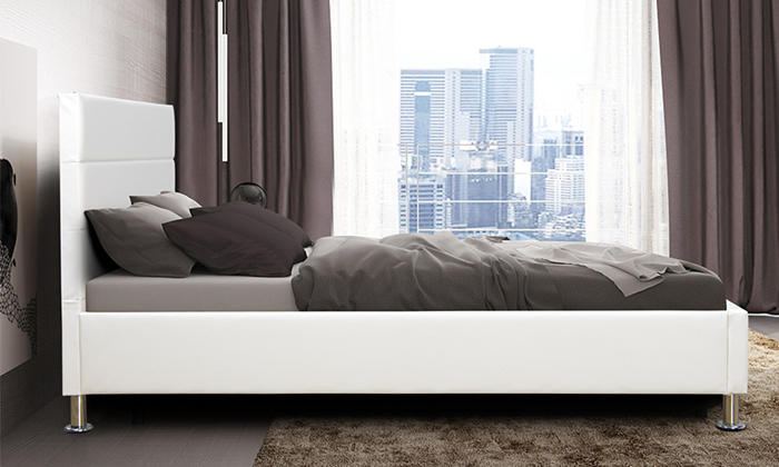 3 מיטה זוגית HOME DECOR דגם פיזה, כולל אופציה להוספת מזרן