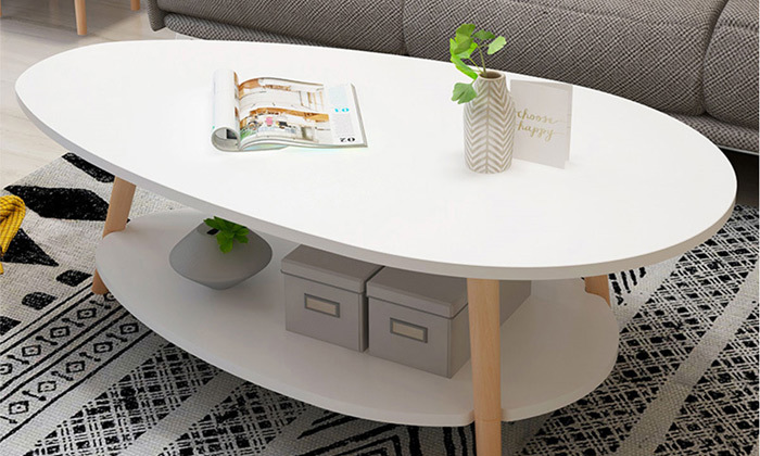 4 שולחן סלון עם מדף BRADEX דגם LENNY