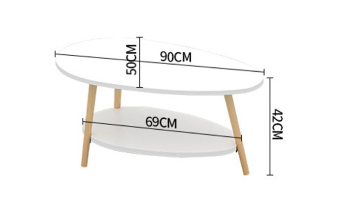 3 שולחן סלון עם מדף BRADEX דגם LENNY