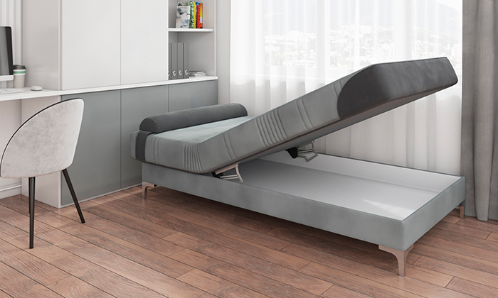3 מיטת נוער חשמלית אורתופדית ברוחב וחצי דגם גאיה