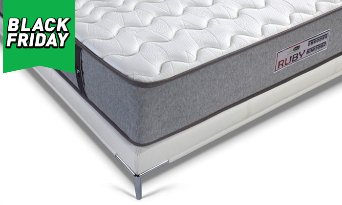 4 ד"ר גב: מזרן קפיצים מבודדים אורתופדי RUBY במבחר גדלים