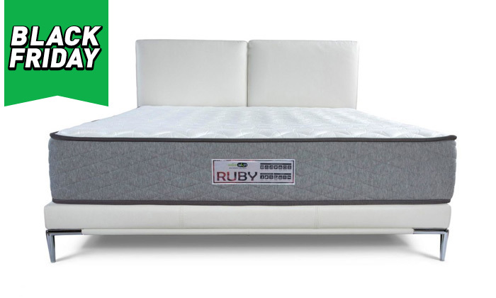 5 ד"ר גב: מזרן קפיצים מבודדים אורתופדי RUBY במבחר גדלים