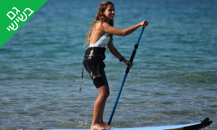10 שיעורי גלישת גלים או סאפ במועדון הגלישה We Surf, חוף הצוק תל אביב