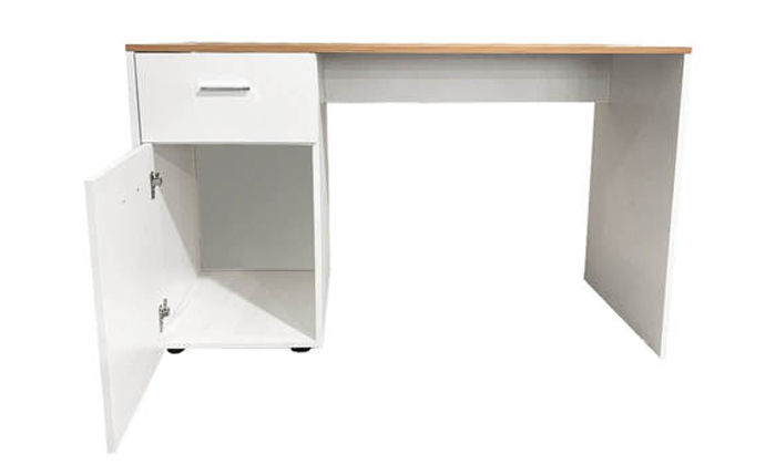 3 שולחן מחשב משולב מגירה וארונית ראמוס עיצובים