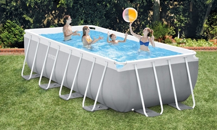 2 בריכת INTEX מלבנית באורך 4.8 מטרים