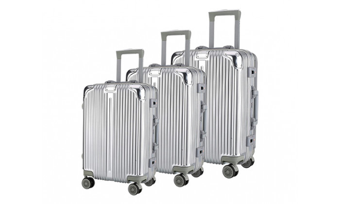6 סט 3 מזוודות קשיחות בגדלים שונים דגם עידו