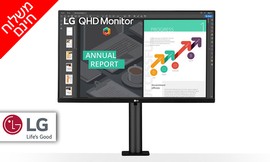 מסך מחשב LG בגודל "27
