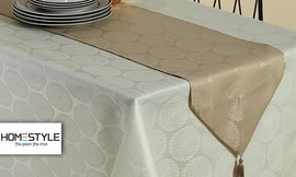 מפת שולחן ג'קארד וראנר לבחירה