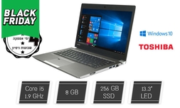 לפטופ TOSHIBA עם מסך "13.3