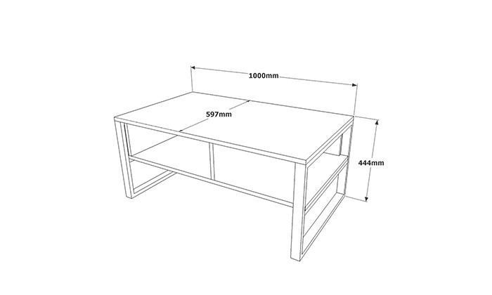 7 שולחן סלון 1 מטר ראמוס עיצובים