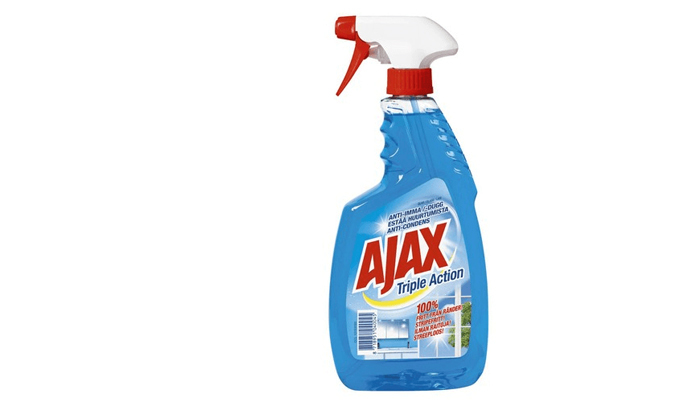 3 מארז 6 בקבוקי נוזל לניקוי חלונות אג'אקס AJAX