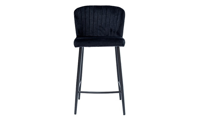 4 כיסא בר שחור