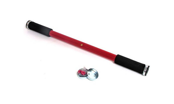 4 סט אימון עם מוט מתח, גלגל בטן וידיות לשכיבות סמיכה - משלוח חינם