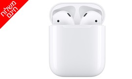 אוזניות Apple AirPods 2