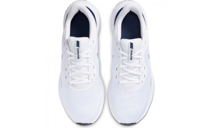 5 נעלי ריצה והליכה לגבר נייקי NIKE דגם Revolution 5 בצבע לבן-כחול